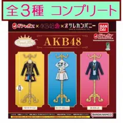 カプセルトルソー　AKB48　全3種コンプセット★ガチャ　ミニチュア　シュシュ