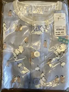 コンビミニ ガーゼ半袖パジャマ 綿100% ペンギン 120サイズ