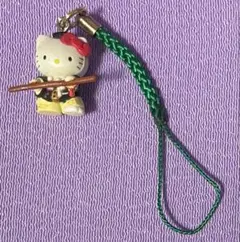 サンリオ　ハローキティ　歌舞伎コレクション　弁慶　根付け　★処分