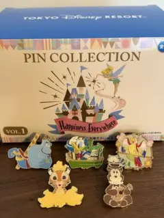 ディズニー　ピンバッジPIN COLLECTION VOL.1 計12種
