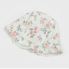 新品、未使用！プティマイン　花柄スイムキャップ　Mサイズ