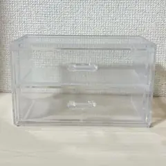 DAISO 2段引き出し クリア