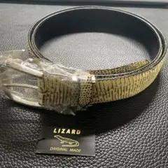 LIZARD トカゲ 本革ベルト 新品未使用