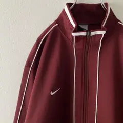 NIKE ナイキ ボルドー 刺繍ロゴ トラックジャケット ジャージ