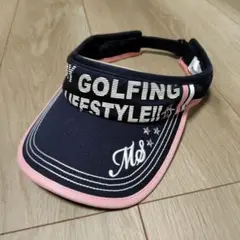 MUNSING WEAR バイザー ネイビー レディース　F(55-59cm)