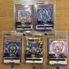 セブンイレブン × 遊戯王 全5種コンプリートセット 新品 未開封品