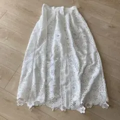 ほぼ未使用【IENA】 LUANA レース巻きスカート 新品☆IENA・イエナ☆タグ付☆LUANA レース巻きスカート定価