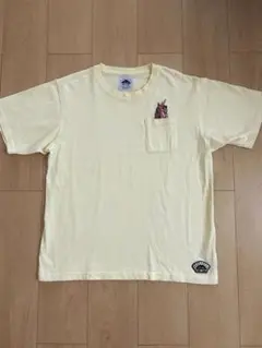 MULGA モルガ Tシャツ ワンポイント 胸ポケット 刺繍 Lサイズ