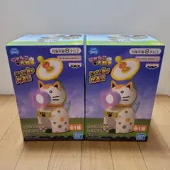 にゃんこ大戦争　光るにゃんこ城　2体セット