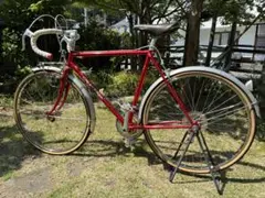 ほぼ未使用の80'S オーダー？クロモリスポルティーフ ランドナー 整備して納車 ほぼ未使用の80'S オーダー？クロモリスポルティーフ ランドナー