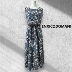 ENRICODOMANI エンリコドマーニ　ノースリーブワンピース