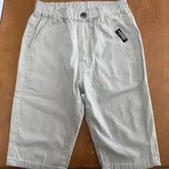 キッズハーフパンツベージュ