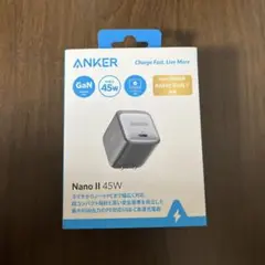 新品未開封　Anker NanoⅡ 45W USB-C急速充電器