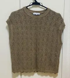 しまむら 半袖ニット L