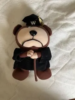 早稲田大学　早稲田ベア　Mサイズ　クマのぬいぐるみ
