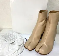新品未使用【maison margiela】足袋ブーツカーフベージュNUDE