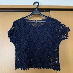 BIANCA EPOCAのレーストップス（ネイビー）