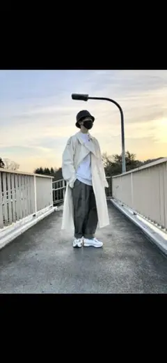 stein DOUBLE SHADE TRENCH COAT