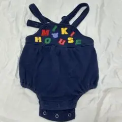 【最終値下げ】MIKI HOUSE ネイビー サロペット T85-G12