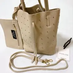 マーロンフィレンツェ SHOPPER MINI STUDSバッグ 2way