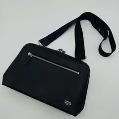 【良品】ポーター　アベニュー　ショルダーバッグ　2way ブラック　レザー
