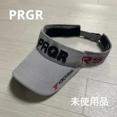 未使用品 プロギア PRGR メンズ ゴルフ バイザー グレー色 フリーサイズ