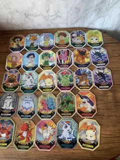 デジモンアドベンチャー 丸美屋 シールカード 28枚セット 太一