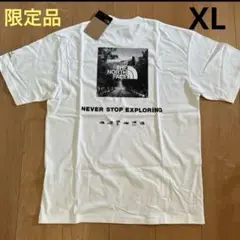 新品タグ付き店舗限定品ノースフェイスTシャツXLホワイト早いもの勝ち‼️