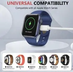 AppleWatch　充電器　ポータブル　ピンク　個数1
