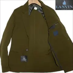 J6084 新品 ランバン パリ Giaccaジャージージャケット カーキ 44