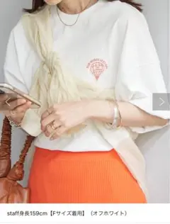 DISCOATワンポイント刺繍半袖Tシャツ