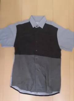 scye　半袖シャツ　ニット切替