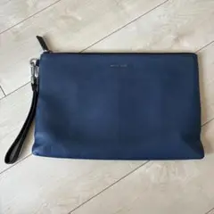MICHAEL KORS ネイビー クラッチバッグ