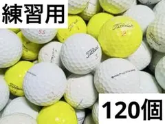 練習用　タイトリスト PRO V1X 年式混合 120個　　カラー混合
