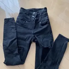 EMODA ブラック スキニーパンツ Sサイズ