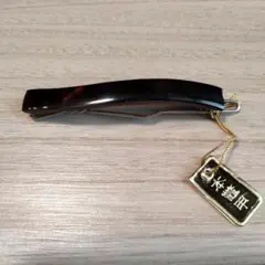 バレッタ 髪留め べっ甲