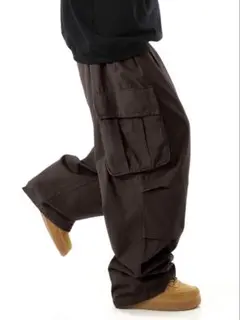 カーゴパンツ　ブラウン　Mサイズ