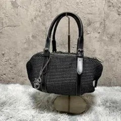 Pu0026D ピンキーアンドダイアン ハンドバッグ ブラック シルバー