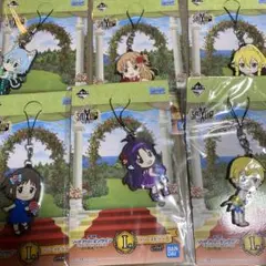 一番くじ SAO 10周年記念パーティ ラバーストラップ 全6種