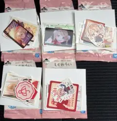 一番くじ しぐれうい K賞 ステッカーセット 5種