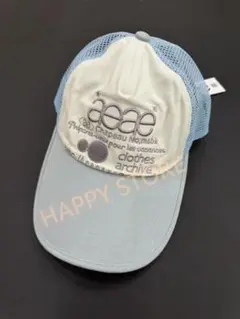 未使用 aeae ベースボールキャップ グレー/ホワイト