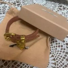 MIU MIU ブレスレット ピンク