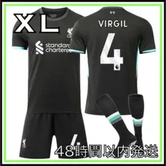 XLサイズ 24-25 リバプール アウェイ ファンダイク ユニフォーム