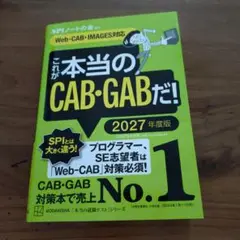 【美品】これが本当のCAB・GABだ! 2027年度版