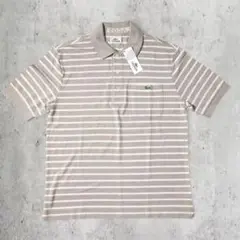 【LACOSTE】00sラコステ ボーダー ポロシャツ タグ付き未使用国内正規品