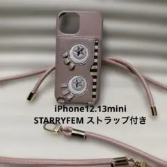 STARRY FEM iPhone12.13miniケース ストラップ付き