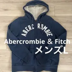 Abercrombie ＆ Fitch アバクロ　ネイビー　メンズ　パーカー　L