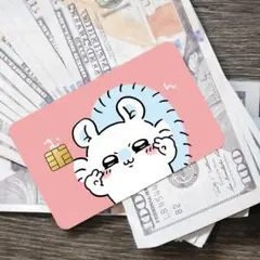 ちいかわ　モモンガ　クレジットカード　ICカード　保護　ステッカー　防水