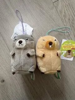 マーモットのもっとっとモア vmc マスコット ぬいぐるみ 2個セット