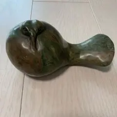 置き物 オブジェ 大理石 芸術品 アート 絵画 動物 彫刻 インテリア 緑
